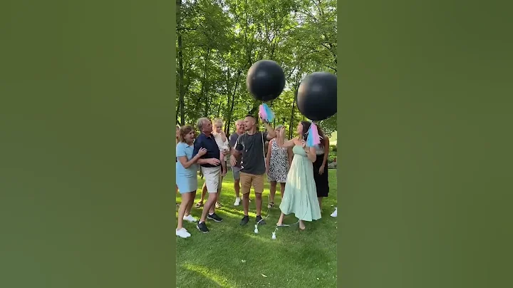 Gender reveal turns Triplet surprise! 🎉 #baby #pregnancy #cute #genderreveal #mom #dad #surprise