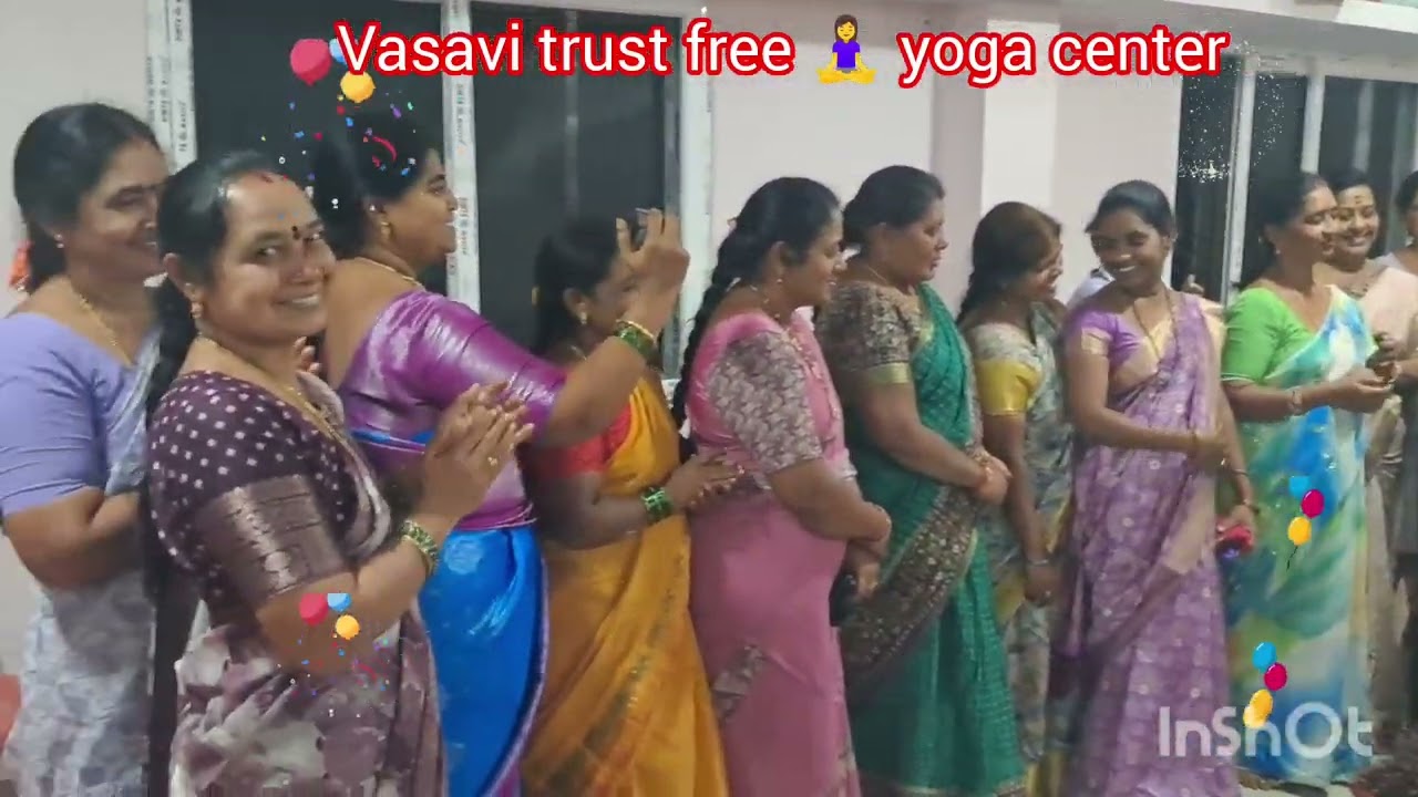 2026 New🎈 year🎉 celabrations 🎊 in Vasavi trust free yoga center, Tuni 