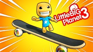 Kick The Buddy Skateboard Extreme - LittleBigPlanet 3 PS4 Gameplay | EpicLBPTime