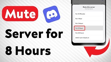 How to Mute a Discord Server for 8 Hours on Mobile (Updated)