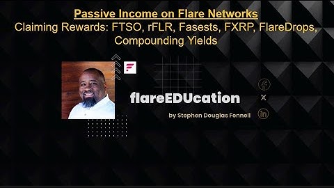 Flare Networks -  dApps FlareDrops FTSO rFLR Fassets - Claiming Rewards Weekly