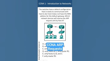 ARP broadcast by a host - CCNA Bite 8
