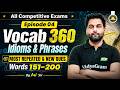🔴Vocab 360 Idioms & Phrases English | Episode 04 | Vocab for All Competitive Exams | By Jai Sir
