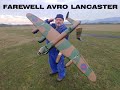 Farewell avro lancaster v3 dumbo british wwii heavy bomber 1320mm maiden flight  crash