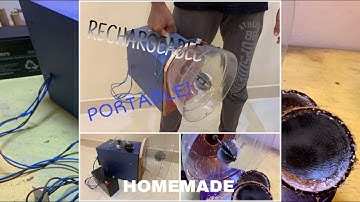 How to make an Electric Coconut Scraper! Rechargeable | Portable | Full video!