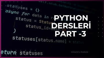 PYTHON DEĞİŞKENLER VE DEF() (Py Dersleri Part-3)