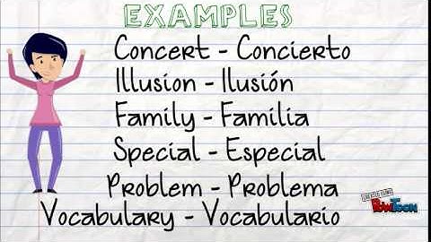 cognates and false cognates