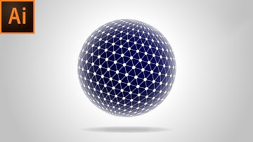 How to create Spherical Tesseract Shape in Adobe Illustrator Tutorial ।। adobe illustrator cc2019