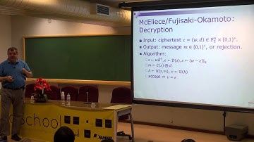 Introduction to code-based cryptograph (Paulo S. L. M. Barreto) - Part 1 (SPCodingSchool)