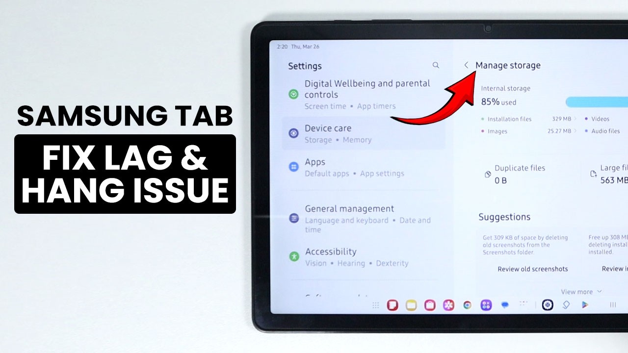 How to Fix Lag Issues on Samsung Tab - Solve Hang Problem - YouTube