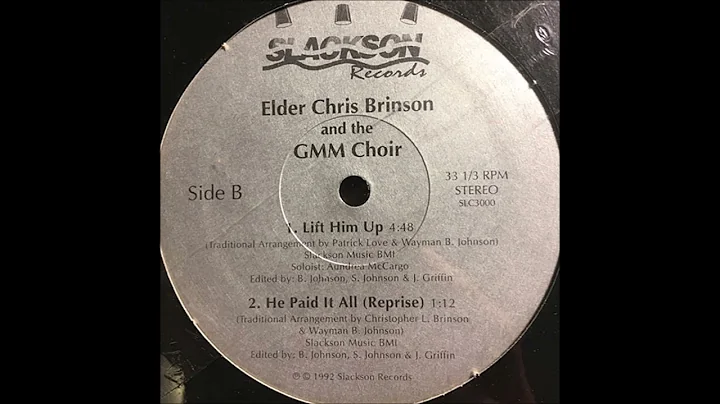 What A Friend (1992) Elder Chris Brinson & The Gos...