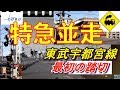 最初の踏切　東武宇都宮線Railway crossing　Tobu line(tochigi japan)