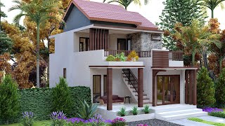 Small House Design Ideas.!! New Concepts Design Small House &quot;Elegant and Beautiful&quot; 3 Bedroom Idea
