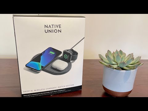 Native Union Drop XL Wireless Charger Watch Edition Unboxing And First Impressions. YouTube