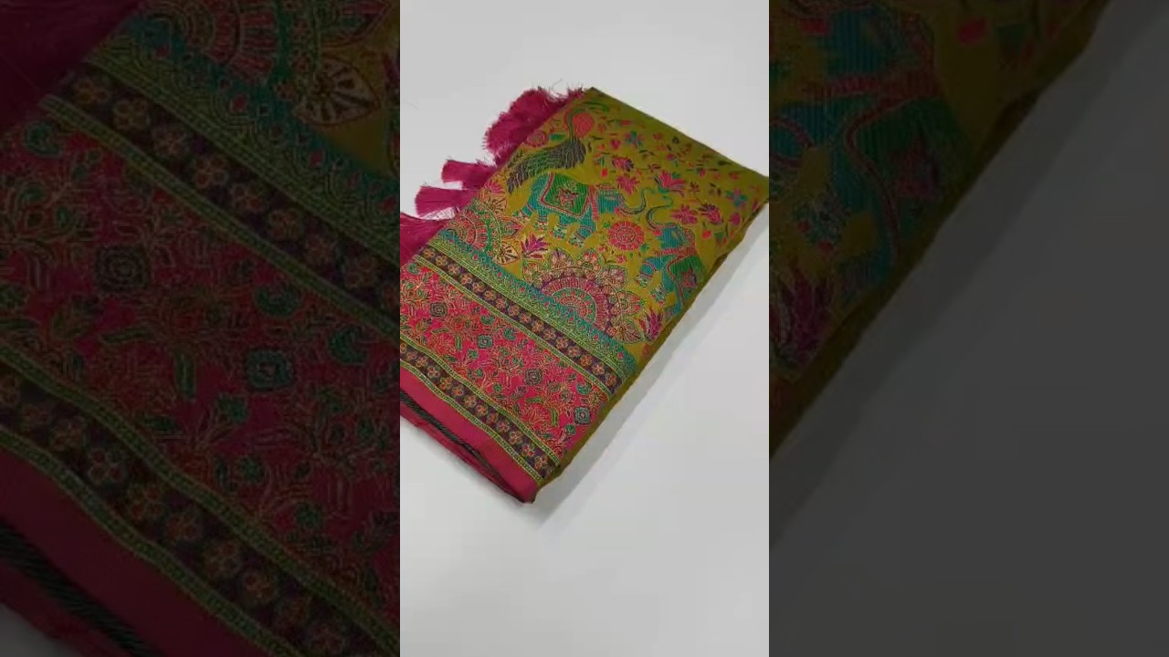 Latest Pashmina Darbari Silk Saree
