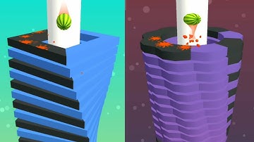 Stack Ball Game All Level Pro Gameplay Android, iOS New Mobile Games SB853