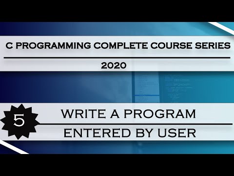 C Programming Write a Program Print an Integer Entered by the User on Part#5 in Hindi English By KKz