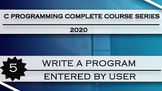 C Programming Write a Program Print an Integer Entered by the User on Part#5 in Hindi English By KKz