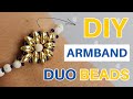 Armband met Duo Beads en Lavakralen Maken