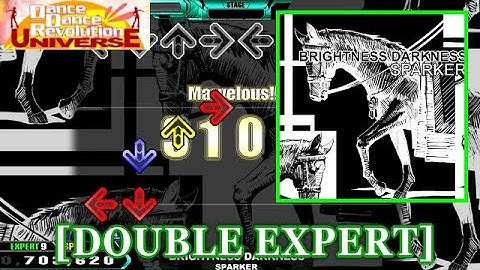【DDR UNIVERSE1】 BRIGHTNESS DARKNESS / SPARKER [DOUBLE EXPERT] 譜面確認+Clap