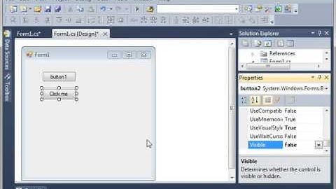 C# from Scratch - Buttons and Forms