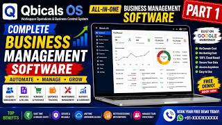 🚀 Complete Business Management Software | Qbicals OS Demo (Part 1) | Built on Google Workspace