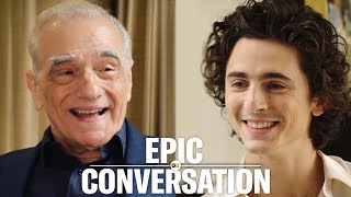 Timothée Chalamet \& Martin Scorsese Have an Epic Conversation | GQ