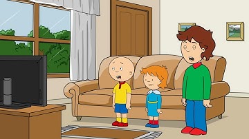 Caillou makes Rosie watch Lucas the Spider and gets grounded