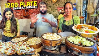 Delhi Street Food ki GAZABNESS 😍 Momos Queen ke Jumbo Momos, CA aur IAS wala Evening Nashta & more