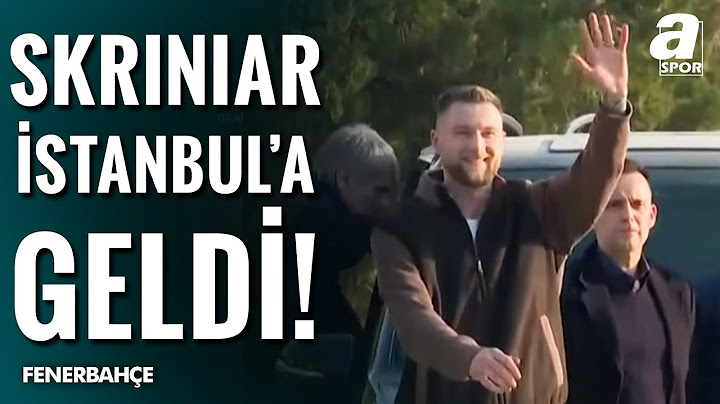 Milan Skriniar, Fenerbahçe İçin İstanbul'da! / A Spor / Spor Gündemi / 22.01.2025
