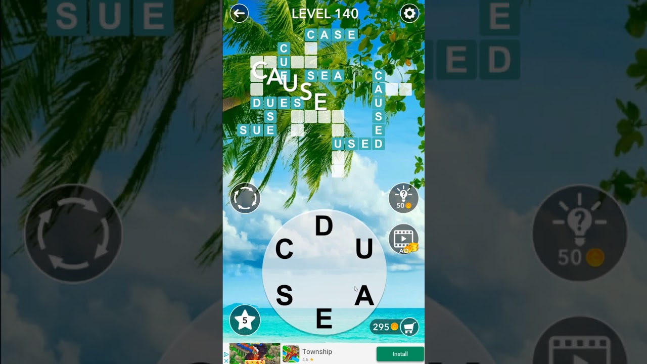 Word Crossword Search level 140