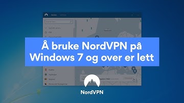 Å bruke NordVPN på Windows 7 og over er lett