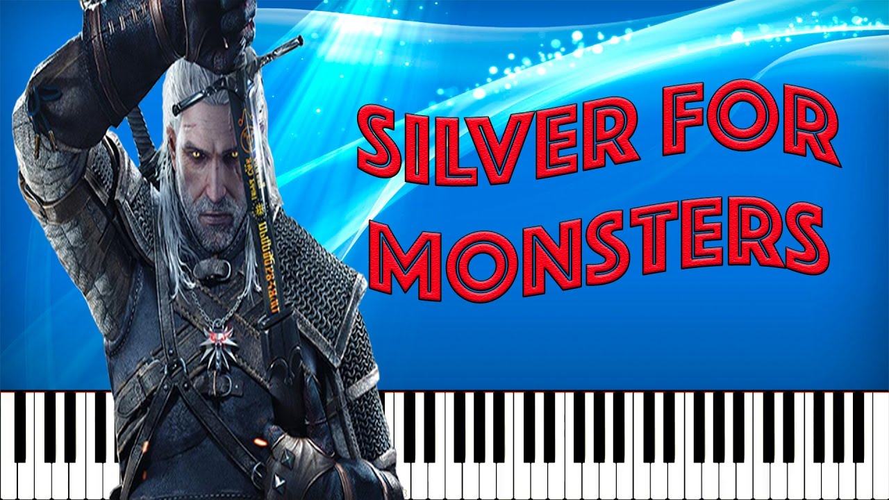 The Witcher 3 - Silver for Monsters (Tutorial Piano Midi Partitura Gratis)