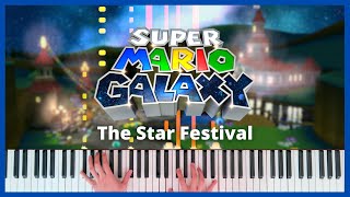 The Star Festival - Super Mario Galaxy // Piano Cover Remix (+ Sheet Music) видео