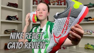 Nike React Gato Indoor soccer shoe| Review + on feet