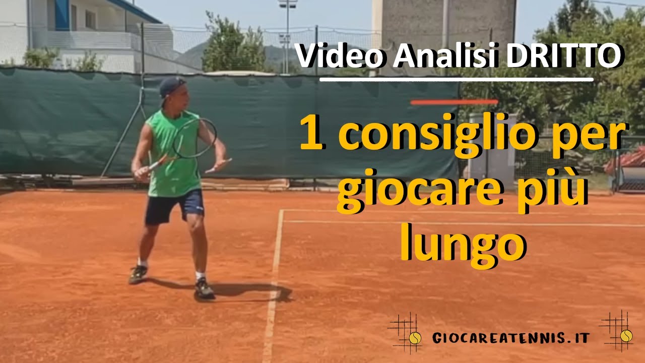 Video analisi dritto: 1 consiglio per giocare più lungo