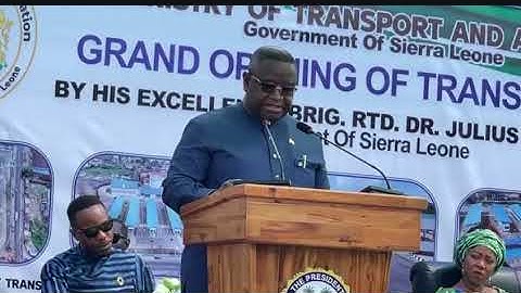 GRAND OPENING OF THE TRANSIT TRANSPORT TERMINAL AND TRAFFIC SIGNALS.