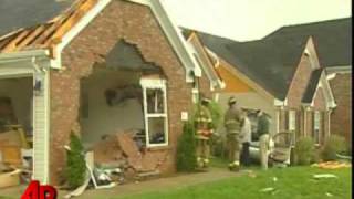 Raw Video: Tornado in Tenn. Destroys Home