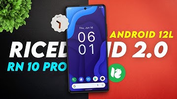 Redmi Note 10 Pro/Max - Android 12L RiceDroid 2.0 Custom Rom Review (Performance Optimaztion)
