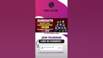 Shreshth GATE 2027 + PSUs + Placement Preparation|Batch C | LAUNCHED🔥|PW DISCOUNT CODE