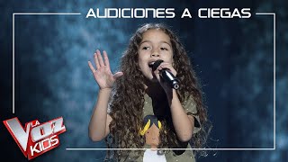Sandra Valero canta 'La mala costumbre' | Audiciones a ciegas | La Voz Kids Antena 3 2022