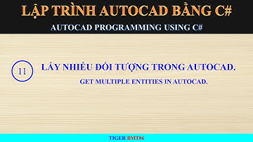 Bài số 11. Lấy nhiều đối tượng trong AutoCAD.