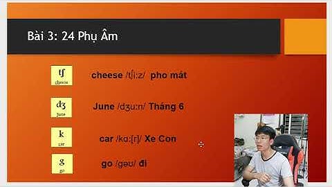 24 Phụ Âm, Học Phát Âm Tiếng Anh, Ngữ Âm Tiếng Anh, IPA