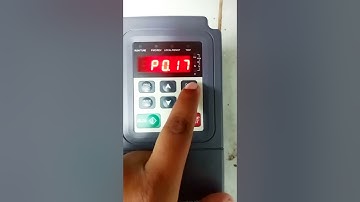Invt inverter factory reset setting. In t inverter ko factory reset kaise karen. #vfd #invt #shorts