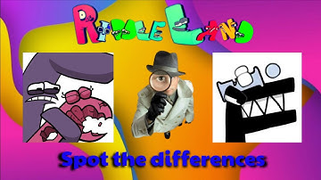 Spot 3 differences | RiddleLand I Alphabet Lore 7