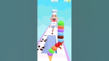 Stacky Ice Cream 🍦🍨🍦 X -- level  40 #shorts #gaming #viralvideo #funny #gameplay