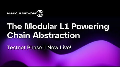 Particle Network Testnet Phase 1 potential Airdrop #particle #testnet