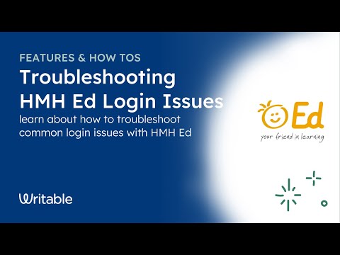 How to troubleshoot HMH Ed Login Issues