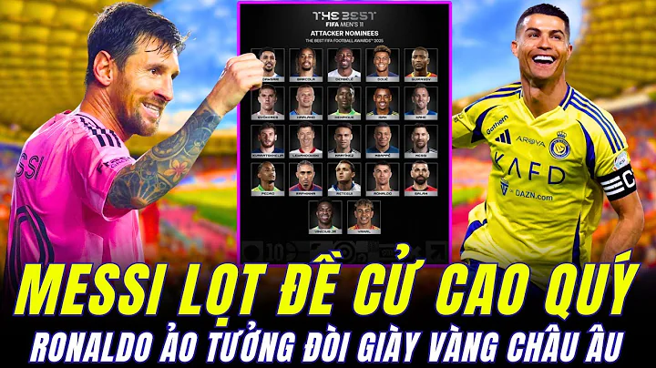 MESSI LỌT ĐỘI HÌNH TIÊU BIỂU FIFA THE BEST 2025. RONALDO ĐÒI CHÂU ÂU TÍNH BÀN THẮNG Ở Ả RẬP