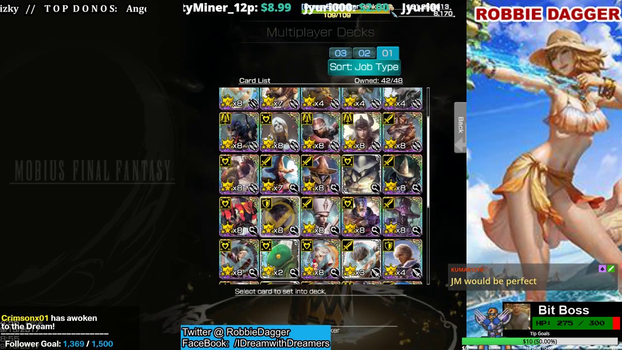 mobius final fantasy multiplayer deck building with friends